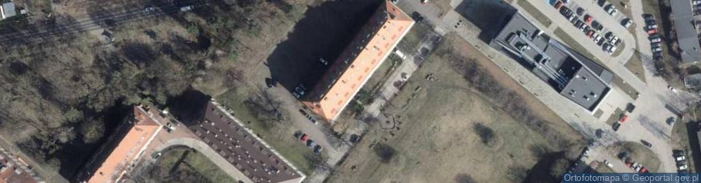 Zdjęcie satelitarne Zachodniopomorska Szkoła Biznesu w Szczecinie
