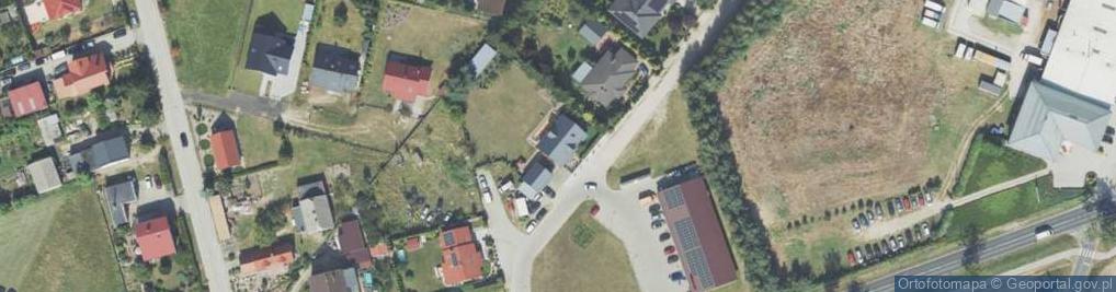 Zdjęcie satelitarne Zagrycha u Rycha Barbara Ciszewicz