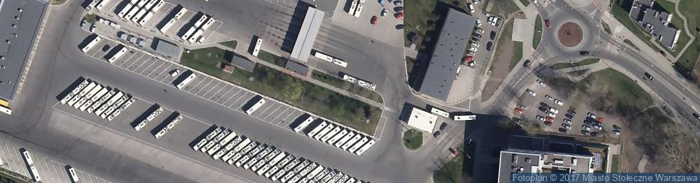 Zdjęcie satelitarne Zajezdnia autobusowa ZTM