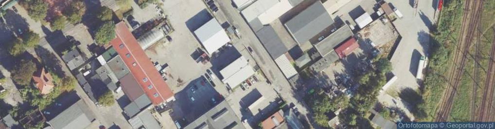 Zdjęcie satelitarne Zakł Skupu Wysortu i Przerobu Złomu Kolmet Ryszard Kurenda Jan Pniewski