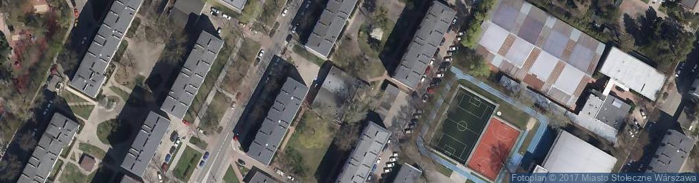 Zdjęcie satelitarne Zakład Energetyki Cieplnej Ochota OK 2