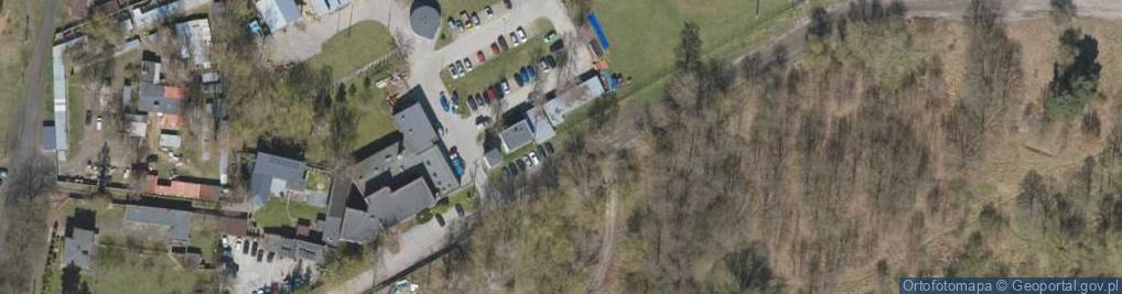 Zdjęcie satelitarne Zakład Gospodarki Wodno Kanalizacyjnej w Tomaszowie Mazowieckim