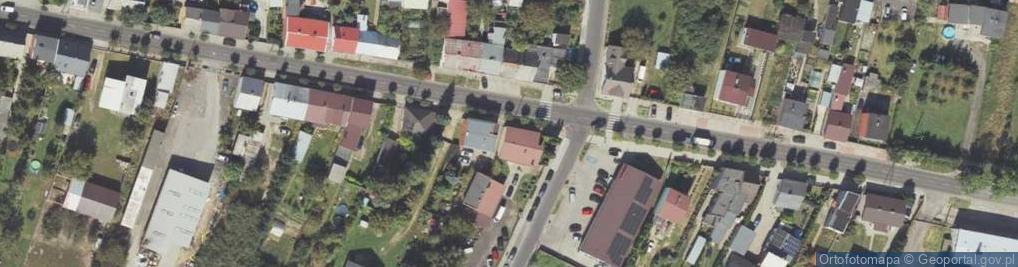 Zdjęcie satelitarne Zakład Handlowo Usługowy Leon Błażej Nowak Daniel Nowak Tomasz Sroka