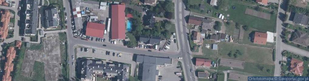 Zdjęcie satelitarne Zakład Mechaniki Pojazdowej - Blacharstwa Kazarców Leon