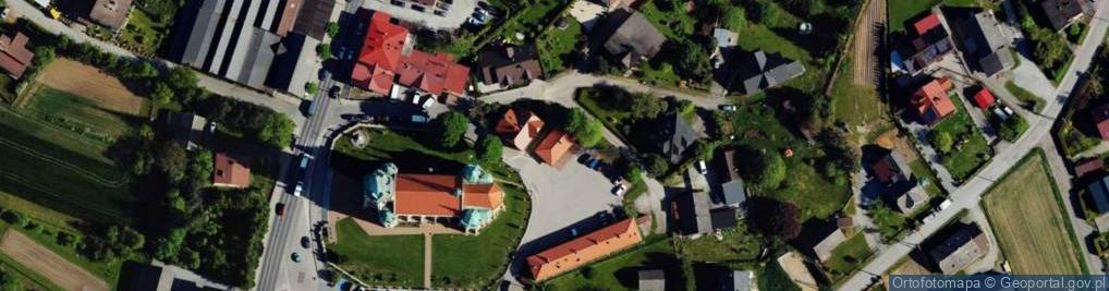 Zdjęcie satelitarne Zakład Obsługi Szkół i Przedszkoli Gminy Wilamowice