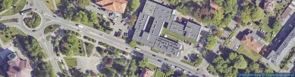 Zdjęcie satelitarne Zakład Opiekuńczo - Leczniczy w Knurowie