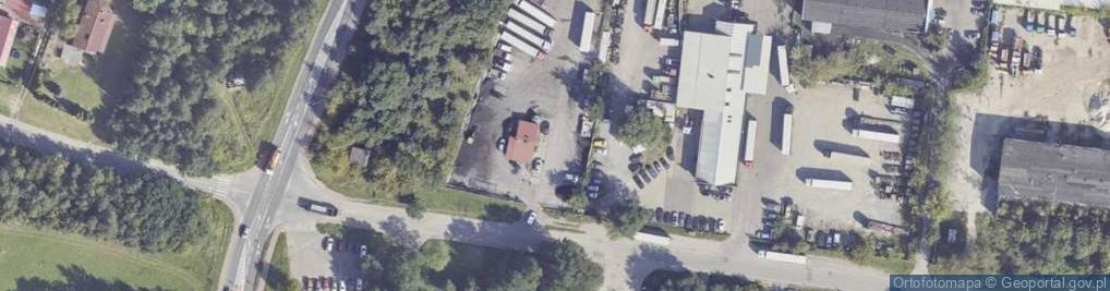 Zdjęcie satelitarne Zakład Piekarniczy Bagiett Książek w Ciszek i