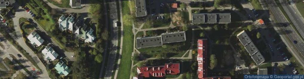 Zdjęcie satelitarne Zakład Prac Geologicznych