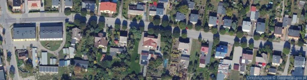 Zdjęcie satelitarne Zakład Produkcji Materiałów Budowlanych Polstrop Bajerski Roman Bajerski Marek Orzechowska Beata