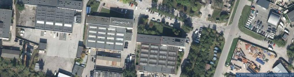 Zdjęcie satelitarne Zakład Produkcyjno Handlowy Związku Niewidomych w Kielcach