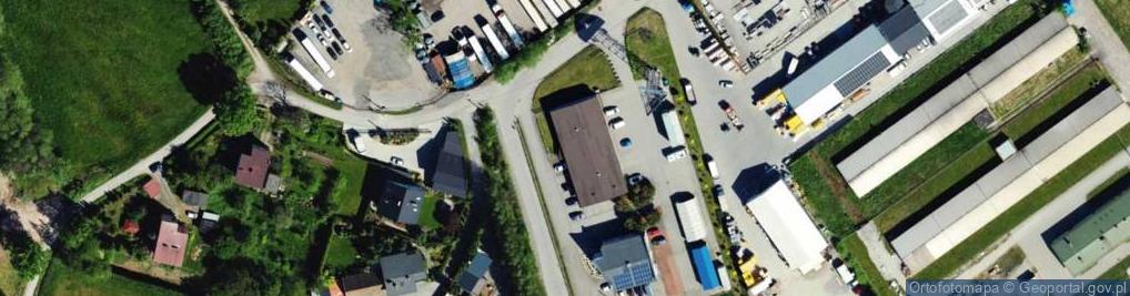 Zdjęcie satelitarne Zakład Produkcyjno Usługowo Handlowy Tospa SC Donocik A Gandzel T Stroński H Ścieszka B Śliwka J Wizner J Zawada J
