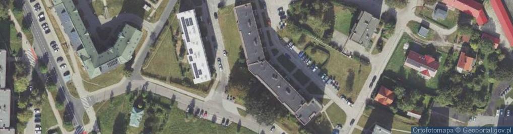 Zdjęcie satelitarne Zakład Projektowania i Ndzoru Budownictwa Ogólnego