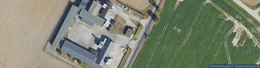 Zdjęcie satelitarne Zakład Przemysłu Rolnego w Linowie