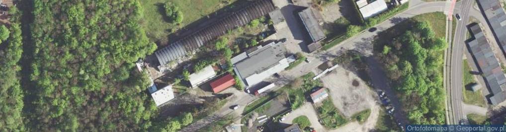 Zdjęcie satelitarne Zakład Przeróbki Mechanicznej Węgla Dąbrowa