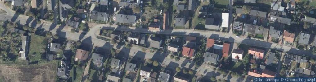 Zdjęcie satelitarne Zakład Remontowo Budowlany Malarstwo Tapeciarstwo Handel Artykułami Przemysłowymi Julianna Mieczysław Nowak Rydzyna