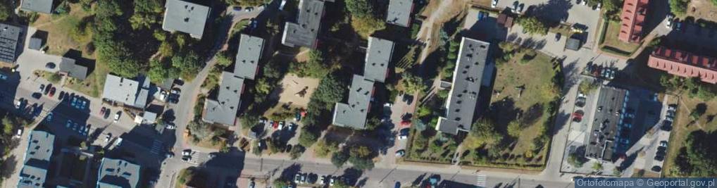 Zdjęcie satelitarne Zakład Robót Wiertniczych Białystok