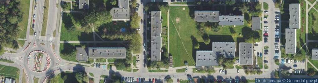 Zdjęcie satelitarne Zakład Rzemieślniczy Inst Sanit Wod Kan C O Gaz i Elektryczne