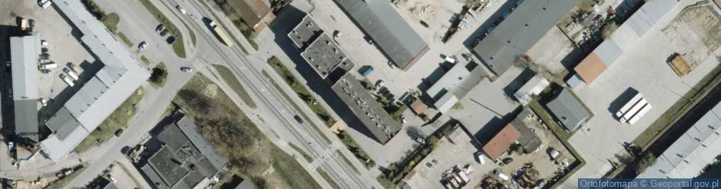 Zdjęcie satelitarne Zakład Usług Geodezyjnych Geoset