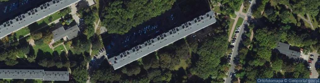 Zdjęcie satelitarne Zakład Usług Geodezyjnych Wektor Adam Jakubek Kazimierz Trela