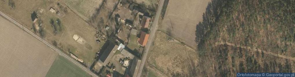 Zdjęcie satelitarne Zakład Usług Leśnych Zygmunt Metelica, Bartków