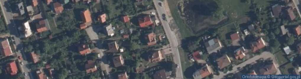 Zdjęcie satelitarne Zakład Usług Projektowych Architektoniczno Urbanistycznych