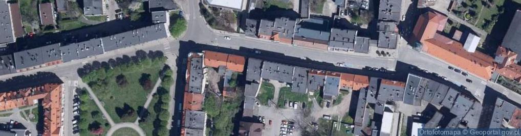 Zdjęcie satelitarne Zakład Usługowo Handlowy Dom Mody Hurt Detal Rozalia Gałka Włodzimierz Gałka