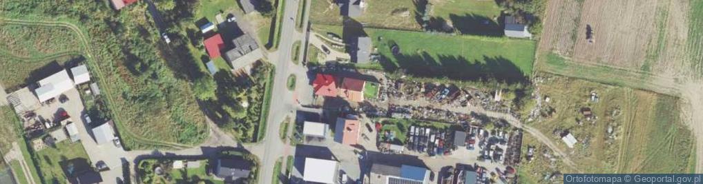 Zdjęcie satelitarne Zakład Usługowo-Handlowy Krzyś Krzysztof Cąkała