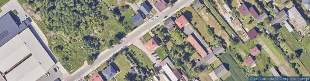 Zdjęcie satelitarne Zakład Usługowo Handlowy Roboty Ziemne Usługi Transportowe