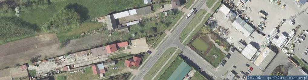 Zdjęcie satelitarne Zakład Usługowo Handlowy Składnica Złomu Pojazdów Jan Łuba