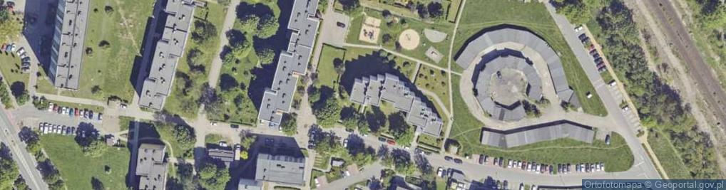 Zdjęcie satelitarne Zakład Usługowo Produkcyjny Pok Kom