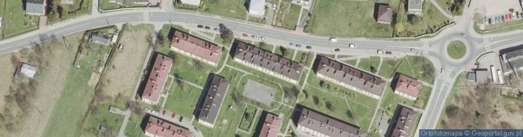 Zdjęcie satelitarne Zakład Usługowy Projekt Kosztorys Nadzór Zarządzanie Nieruchomością