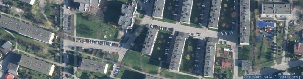 Zdjęcie satelitarne Zakład Wod Kan Gaz Co