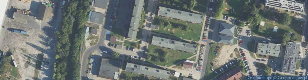 Zdjęcie satelitarne Zakład Wodno Kanalizacyjny i C O F Żłobiński A Stasik