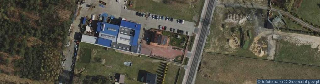 Zdjęcie satelitarne Zakład Wyrobów Metalowych Megatex Export - Import Grażyna Śpiewak