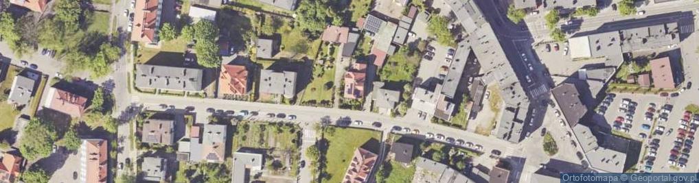 Zdjęcie satelitarne Zakład Wyrobu Opakowań SBS Pyrus Krzysztof Sznajder Franciszek Strzodka