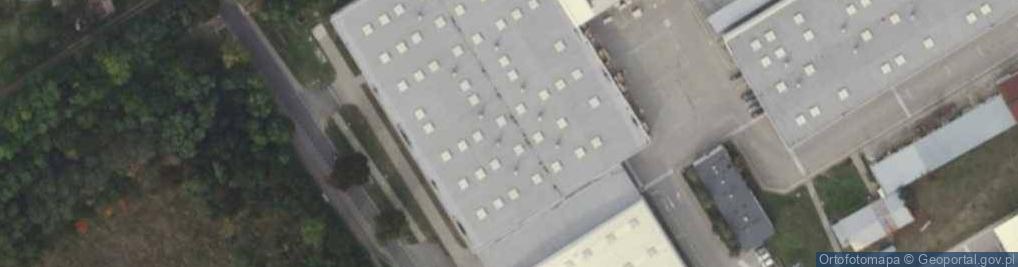 Zdjęcie satelitarne Zakładowa OSP przy Hucie Szkła Warta w Sierakowie Wlkp