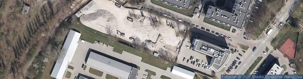 Zdjęcie satelitarne Zakłady Elektrotechniki Motoryzacyjnej Polmo w Likwidacji