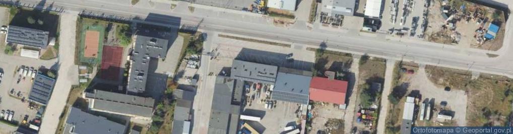 Zdjęcie satelitarne Zakłady Mechaniczne Zamek Spółdzielnia Pracy
