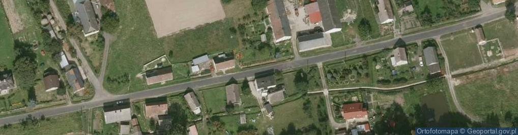 Zdjęcie satelitarne Zamek - Grodziec