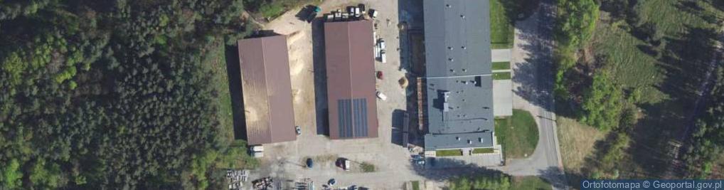 Zdjęcie satelitarne Zamora Jan Cichoń Robert Handel Hurtowy Artyk Tyton Przem Chem