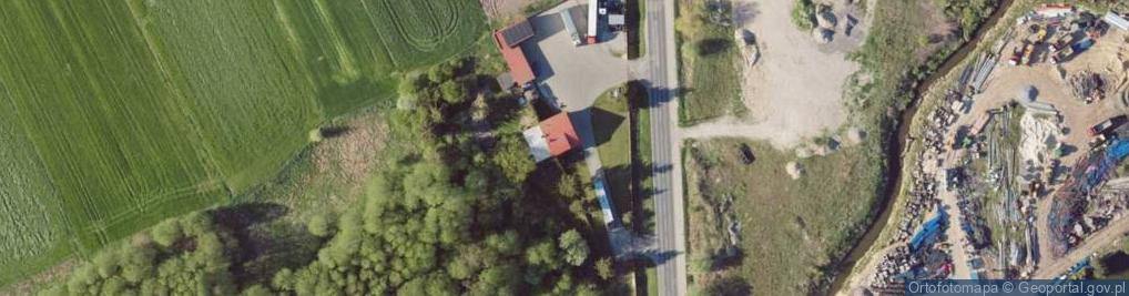 Zdjęcie satelitarne Zamrowski Stanisław Zbigniew Usługi Transportowe 21-200 Parczew, ul.1 Maja 49