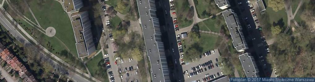 Zdjęcie satelitarne Zarys