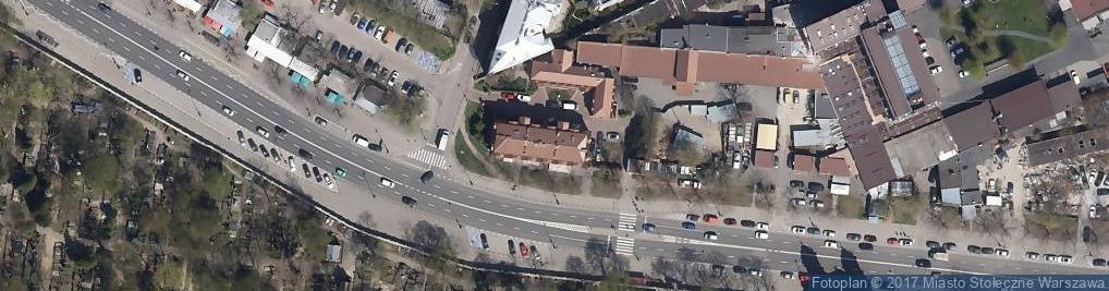 Zdjęcie satelitarne Zarząd Cmentarza Powązkowskiego