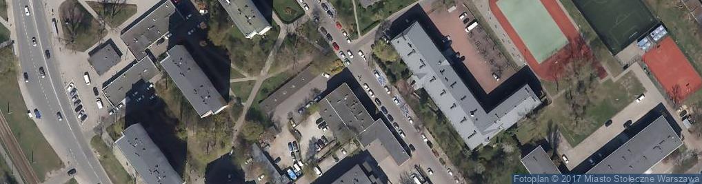 Zdjęcie satelitarne Zarząd Praskich Terenów Publicznych w Dzielnicy Praga Północ m.