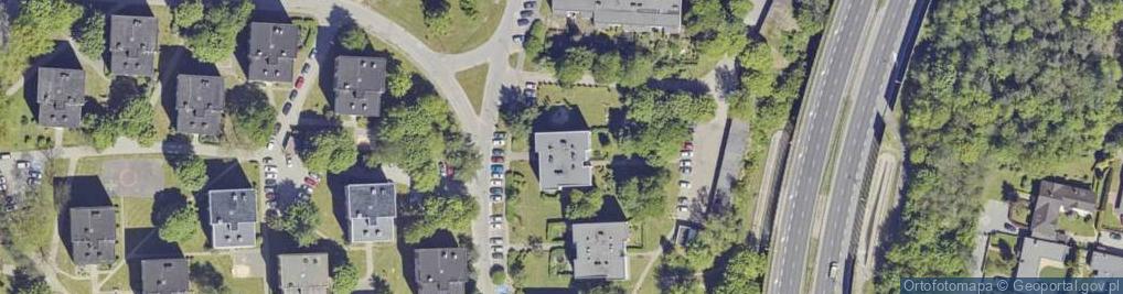 Zdjęcie satelitarne Zbymar Kępińska Janina Sornek Marian