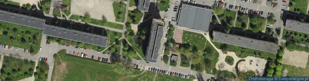 Zdjęcie satelitarne Żerebecka B., Wrocław