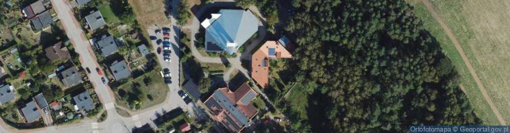 Zdjęcie satelitarne Zespół Caritas Parafii Najświętszego Serca Pana Jezusa w Starogardzie Gdańskim