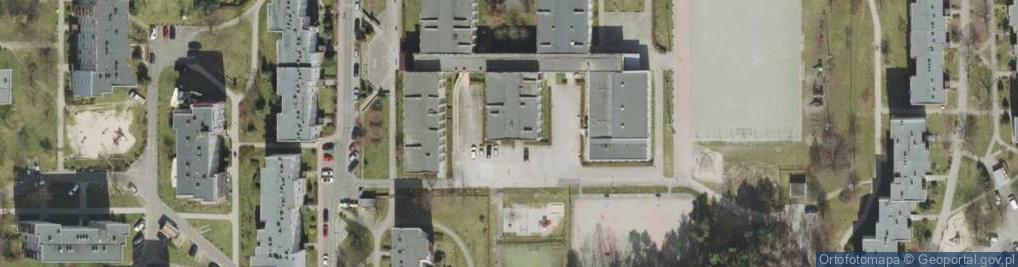 Zdjęcie satelitarne Zespół Edukacyjny nr 3 w Zielonej Górze
