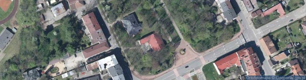 Zdjęcie satelitarne Zespół Placówek Oświatowo Wychowawczych Międzyszkolny Ośrodek Sportowy w Nowym Sączu