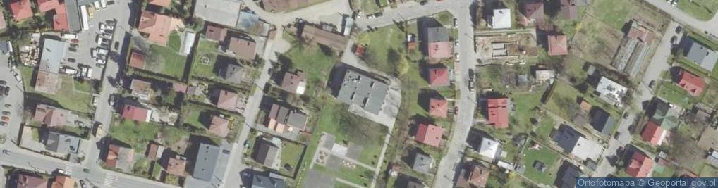 Zdjęcie satelitarne Zespół Przedszkoli w Nowym Sączu